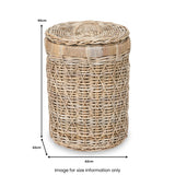 Rattan Round Linen Basket from Roseland Furniture
