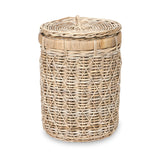 Rattan Round Linen Basket from Roseland Furniture
