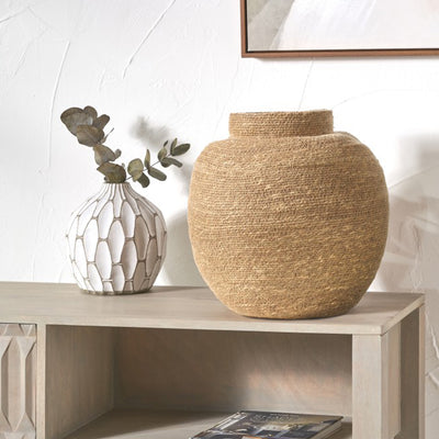 Seagrass Natural Urn Shaped Basket