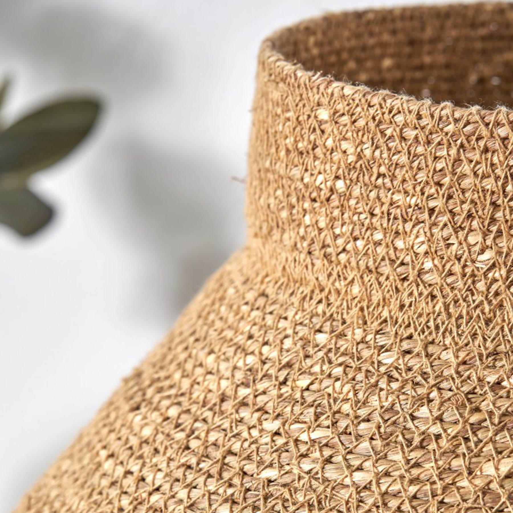 Seagrass Natural Urn Shaped Basket from Roseland Furniture