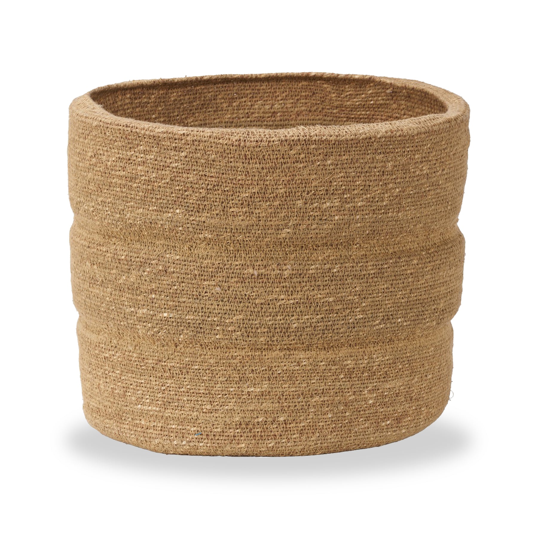 Seagrass Natural Ribbed Basket from Roseland Furniture