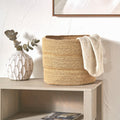 Seagrass Natural Ribbed Basket from Roseland Furniture