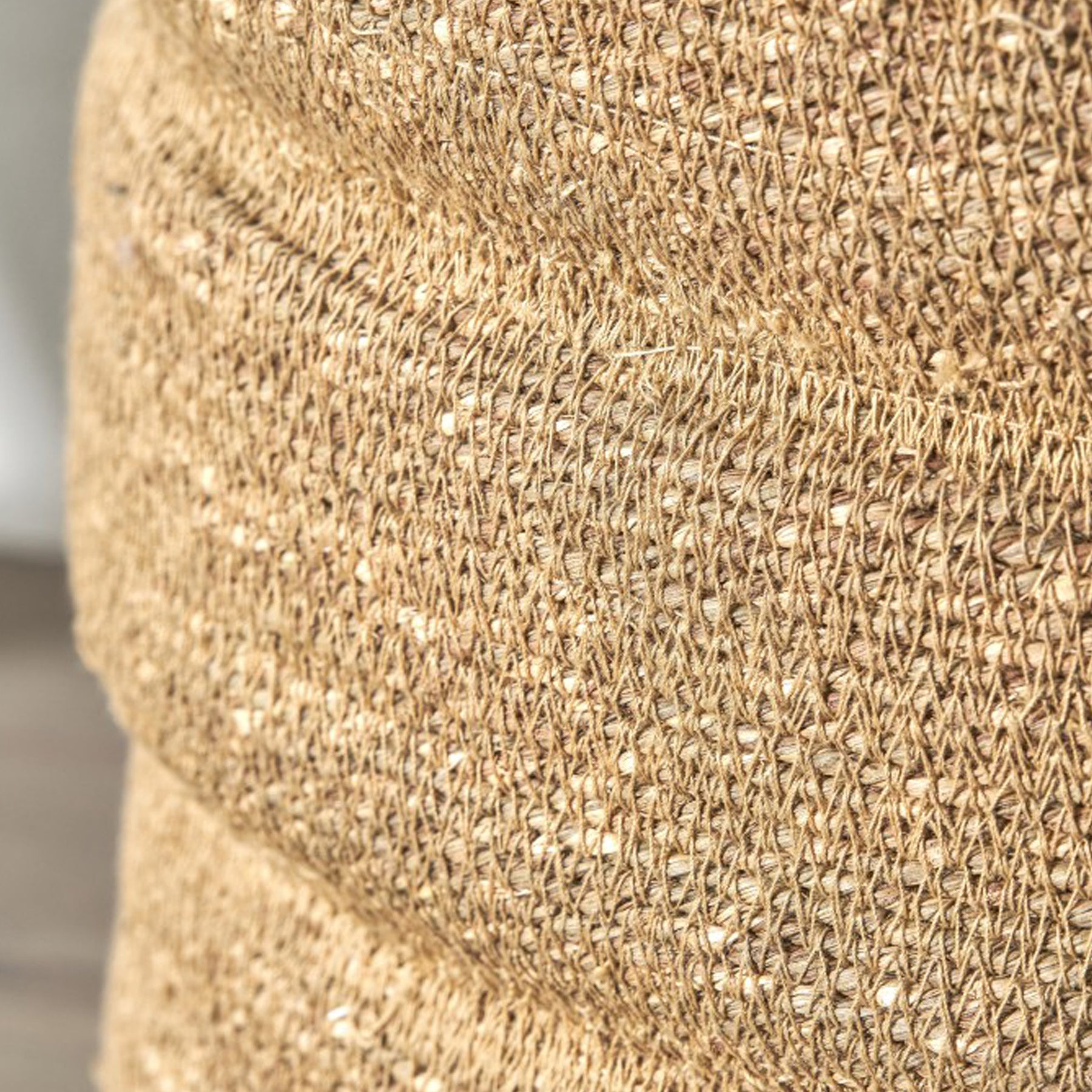 Seagrass Natural Ribbed Basket from Roseland Furniture