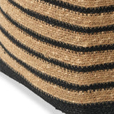 Seagrass Stripe Square Basket Terracotta from Roseland Furniture