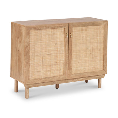 Henrik Natural Rattan 2 Door Cupboard