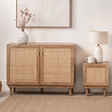 Henrik Natural Rattan 2 Door Cabinet from Roseland Furniture