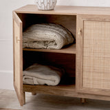 Henrik Natural Rattan 2 Door Cabinet from Roseland Furniture