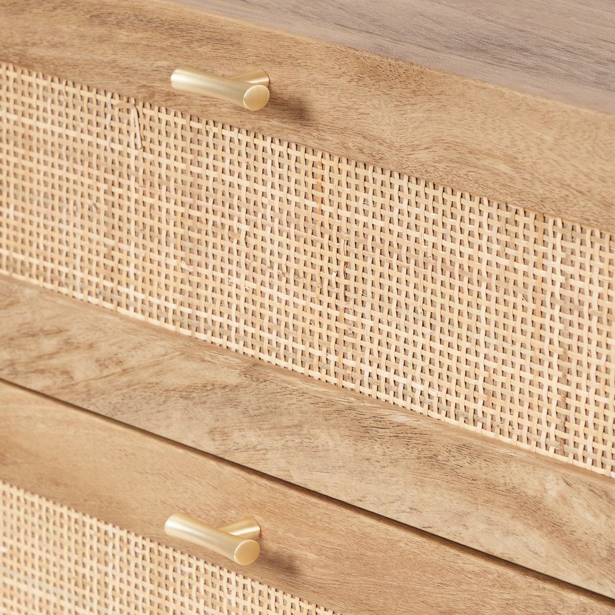Henrik Natural Rattan 6 Drawer Unit from Roseland Furniture