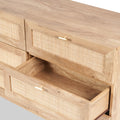 Henrik Natural Rattan 6 Drawer Unit from Roseland Furniture