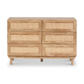 Henrik Natural Rattan 6 Drawer Unit from Roseland Furniture