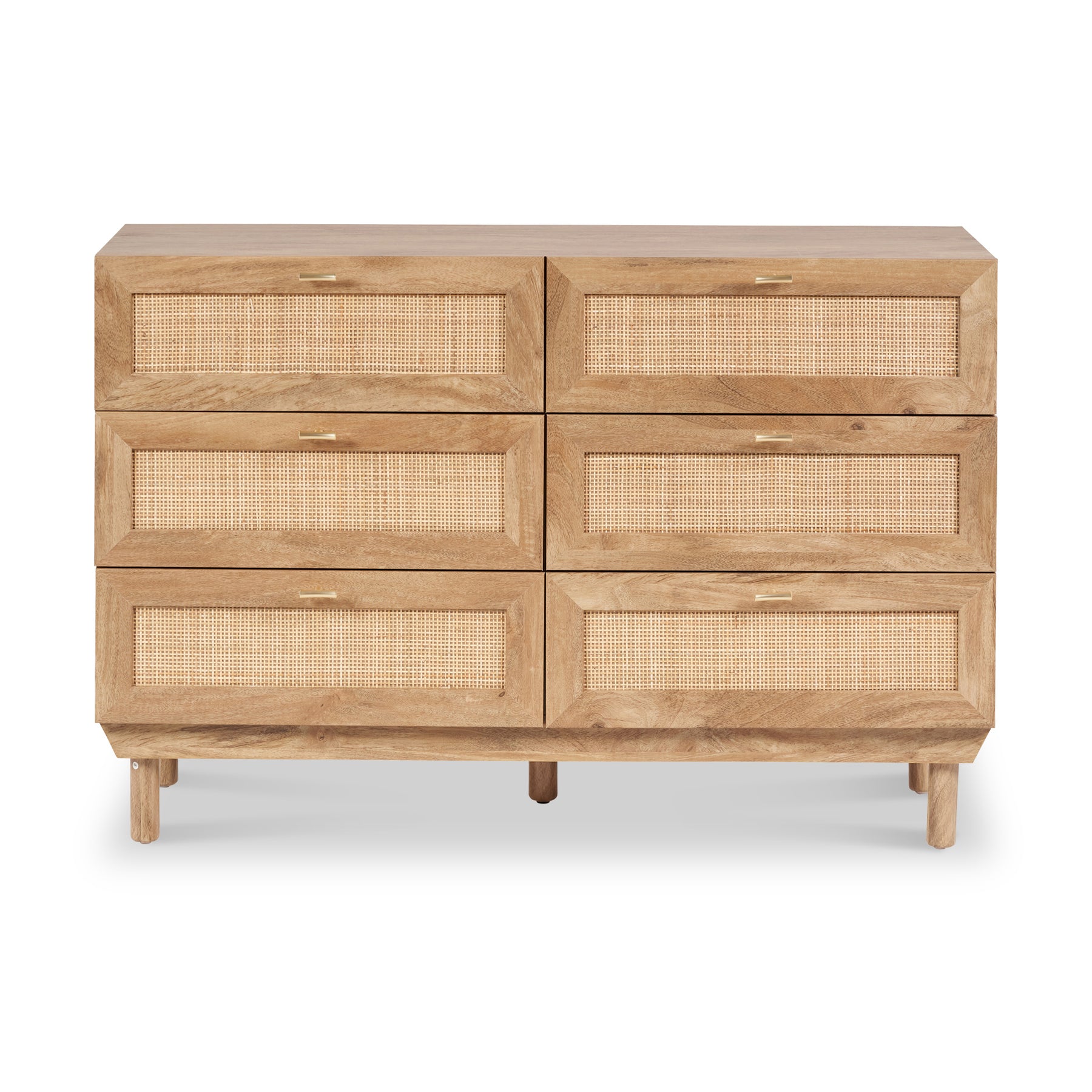 Henrik Natural Rattan 6 Drawer Unit from Roseland Furniture