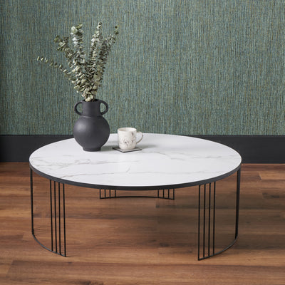 Atri Marble Effect Coffee Table
