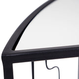 Caprisse Mirrored and Graphite Console Table from Roseland Furniture