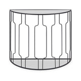 Caprisse Mirrored and Graphite Console Table from Roseland Furniture