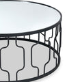 Caprisse Mirrored and Graphite Coffee Table from Roseland Furniture