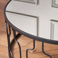 Caprisse Mirrored and Graphite Coffee Table from Roseland Furniture