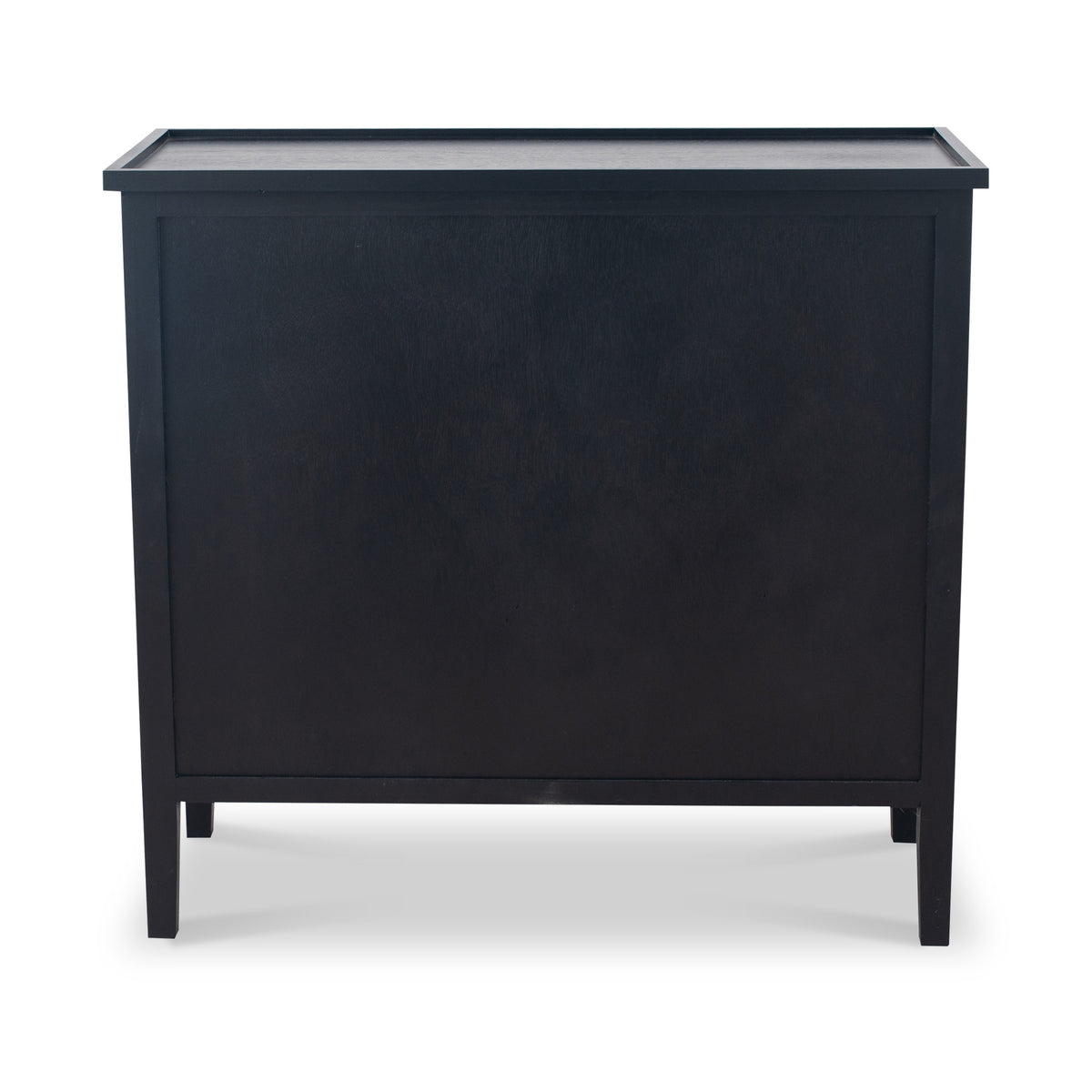 Chelmsford Black Pine Wood 4 Drawer Unit from Roseland Furniture