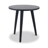 Chelmsford Black Wood Side Table from Roseland Furniture