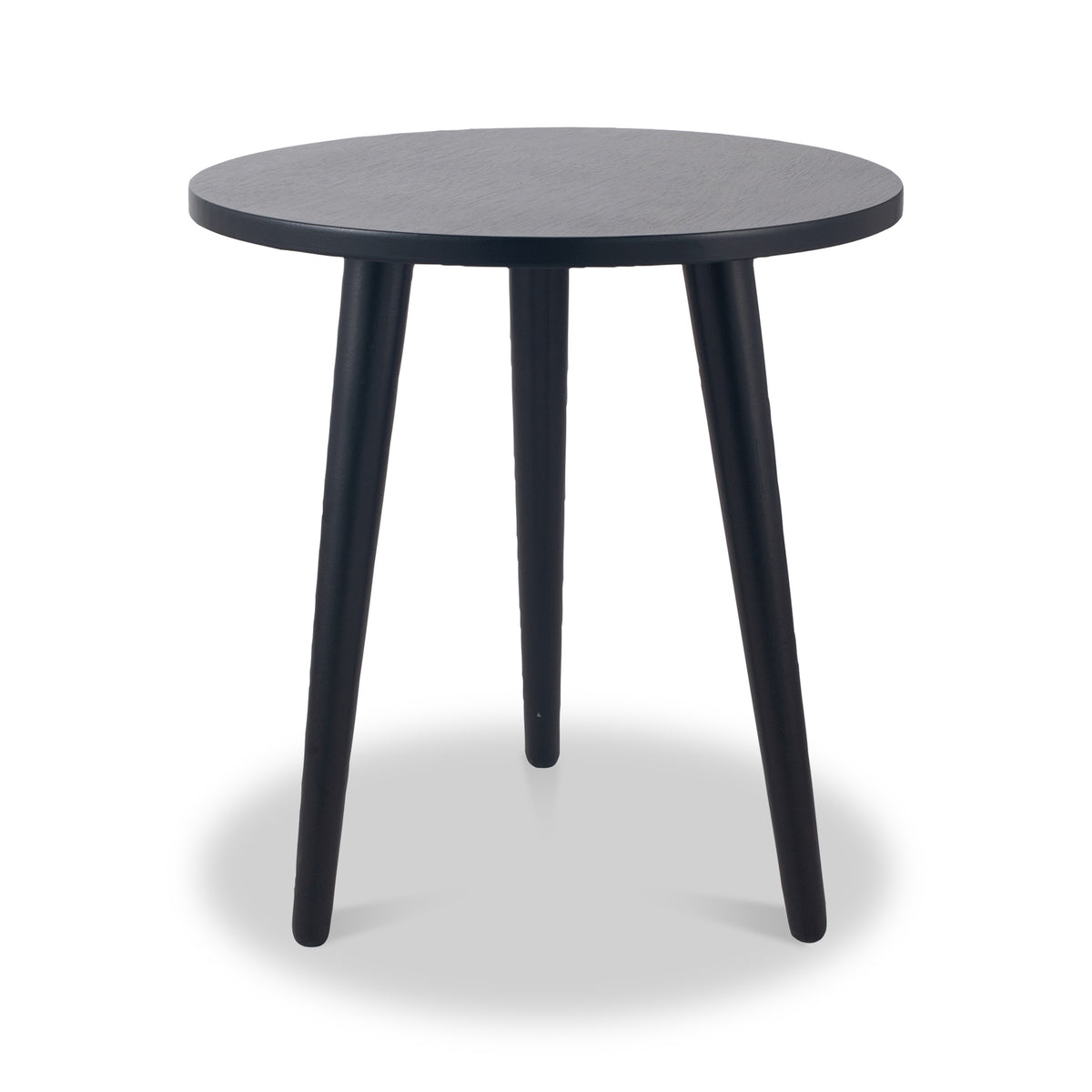 Chelmsford Black Wood Side Table from Roseland Furniture