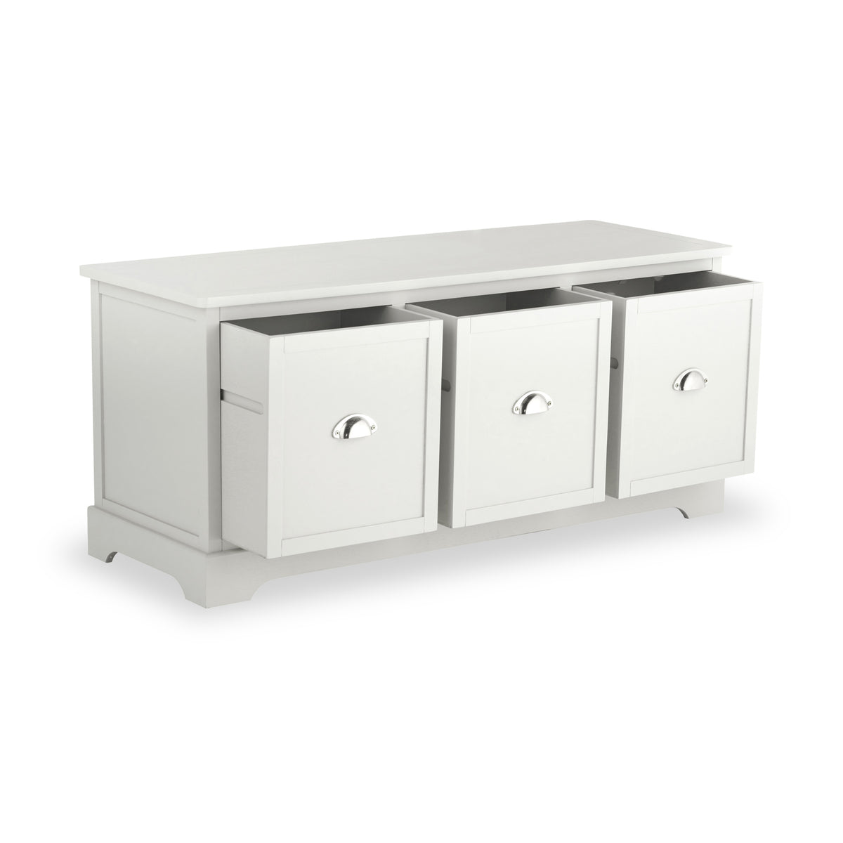 Croft Linen Pine Wood 3 Drawer Unit from Roseland Furniture