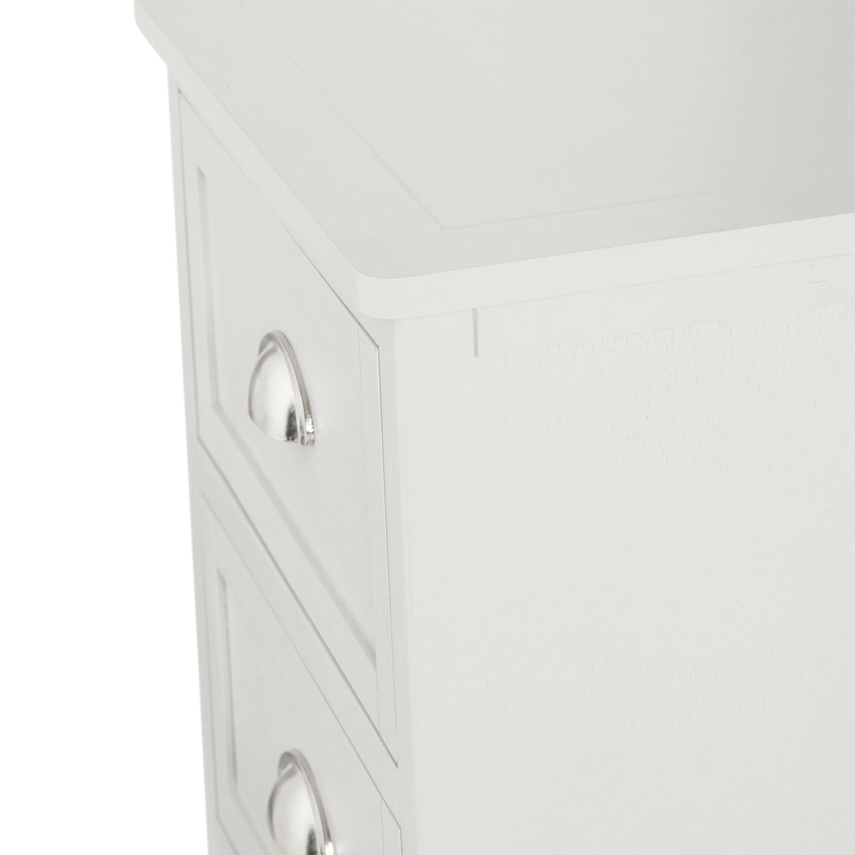Croft Linen Pine Wood 5 Drawer Tall Unit from Roseland Furniture