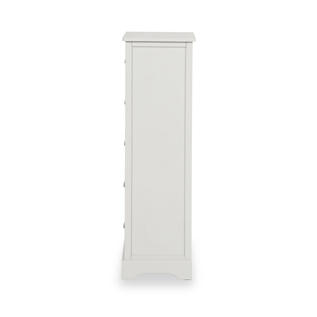 Croft Linen Pine Wood 5 Drawer Tall Unit from Roseland Furniture