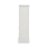 Croft Linen Pine Wood 5 Drawer Tall Unit from Roseland Furniture