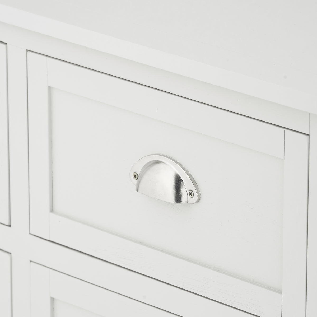 Croft Linen Pine Wood 3 Drawer Tall Unit from Roseland Furniture