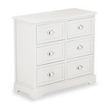 Croft Linen Pine Wood 6 Drawer Unit from Roseland Furniture