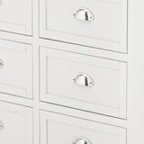 Croft Linen Pine Wood 6 Drawer Unit from Roseland Furniture