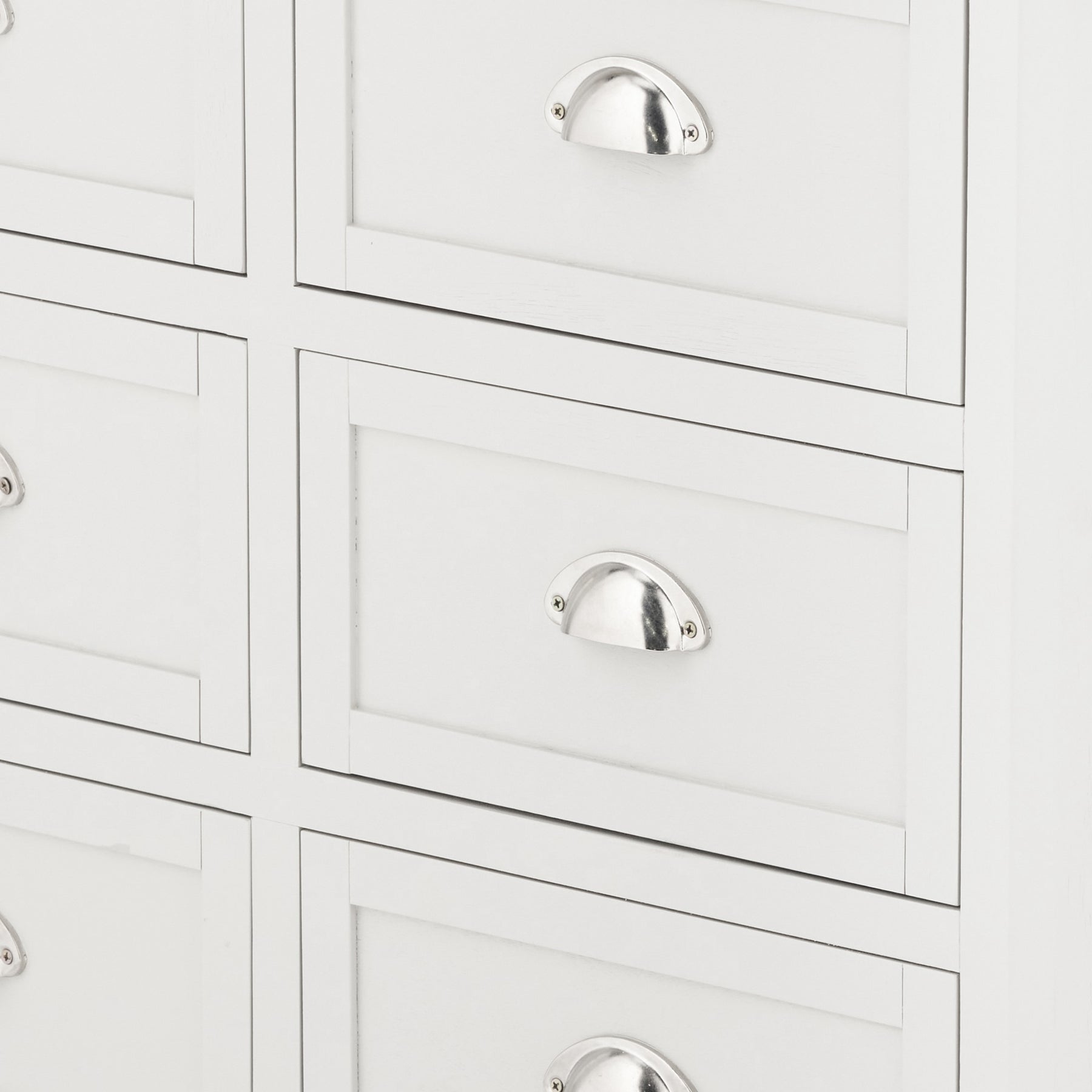 Croft Linen Pine Wood 6 Drawer Unit from Roseland Furniture