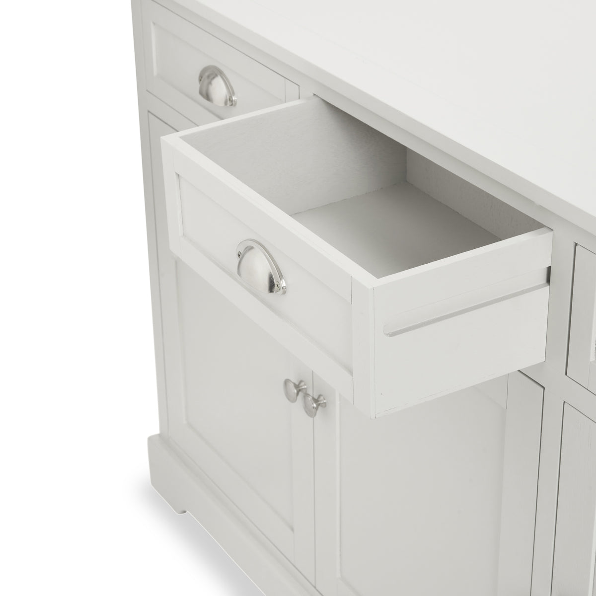Croft Linen Pine Wood 3 Door 3 Drawer Unit from Roseland Furniture