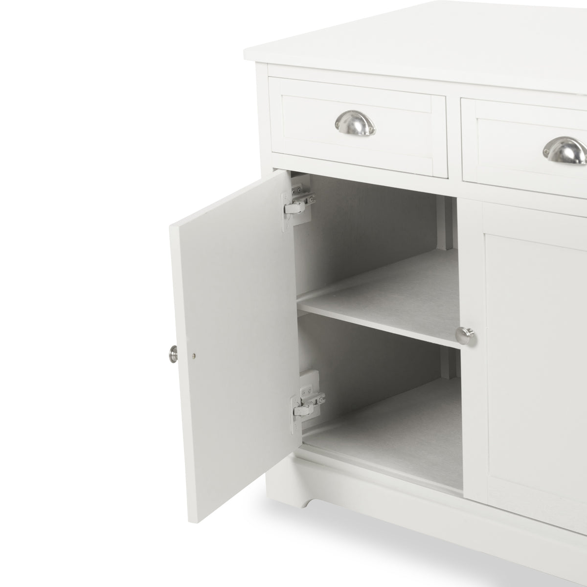 Croft Linen Pine Wood 3 Door 3 Drawer Unit from Roseland Furniture