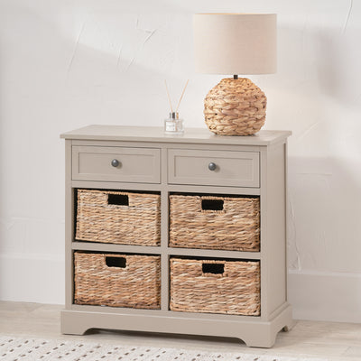Devonshire Pine Small Sideboard with Baskets