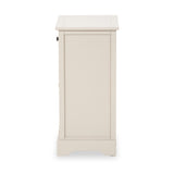 Devonshire Putty Pine Wood 3 Drawer Bedside from Roseland Furniture