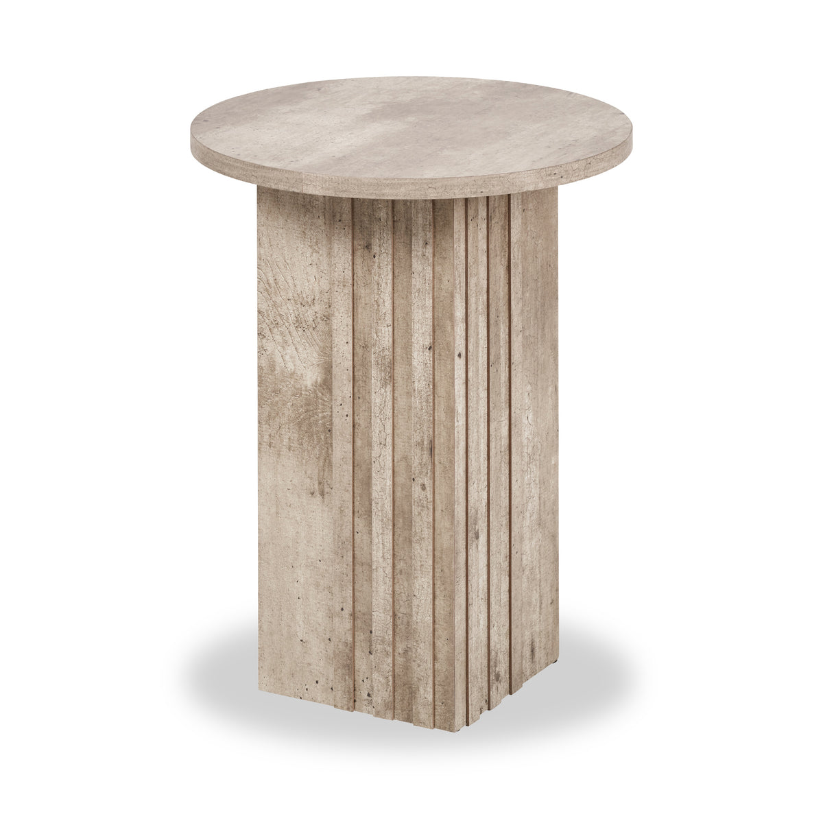 Elkton Concrete Effect Wood Side Table from Roseland Furniture