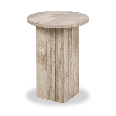 Elkton Concrete Effect Side Table