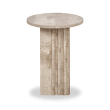 Elkton Concrete Effect Wood Side Table from Roseland Furniture