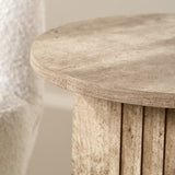 Elkton Concrete Effect Wood Side Table from Roseland Furniture