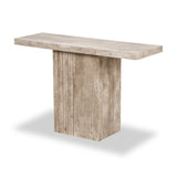 Elkton Concrete Effect Wood Console Table from Roseland Furniture
