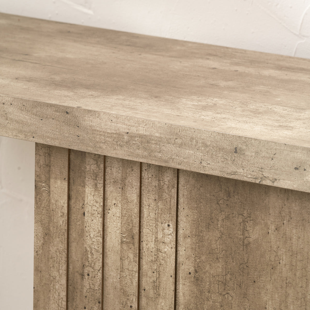 Elkton Concrete Effect Wood Console Table from Roseland Furniture