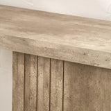 Elkton Concrete Effect Wood Console Table from Roseland Furniture