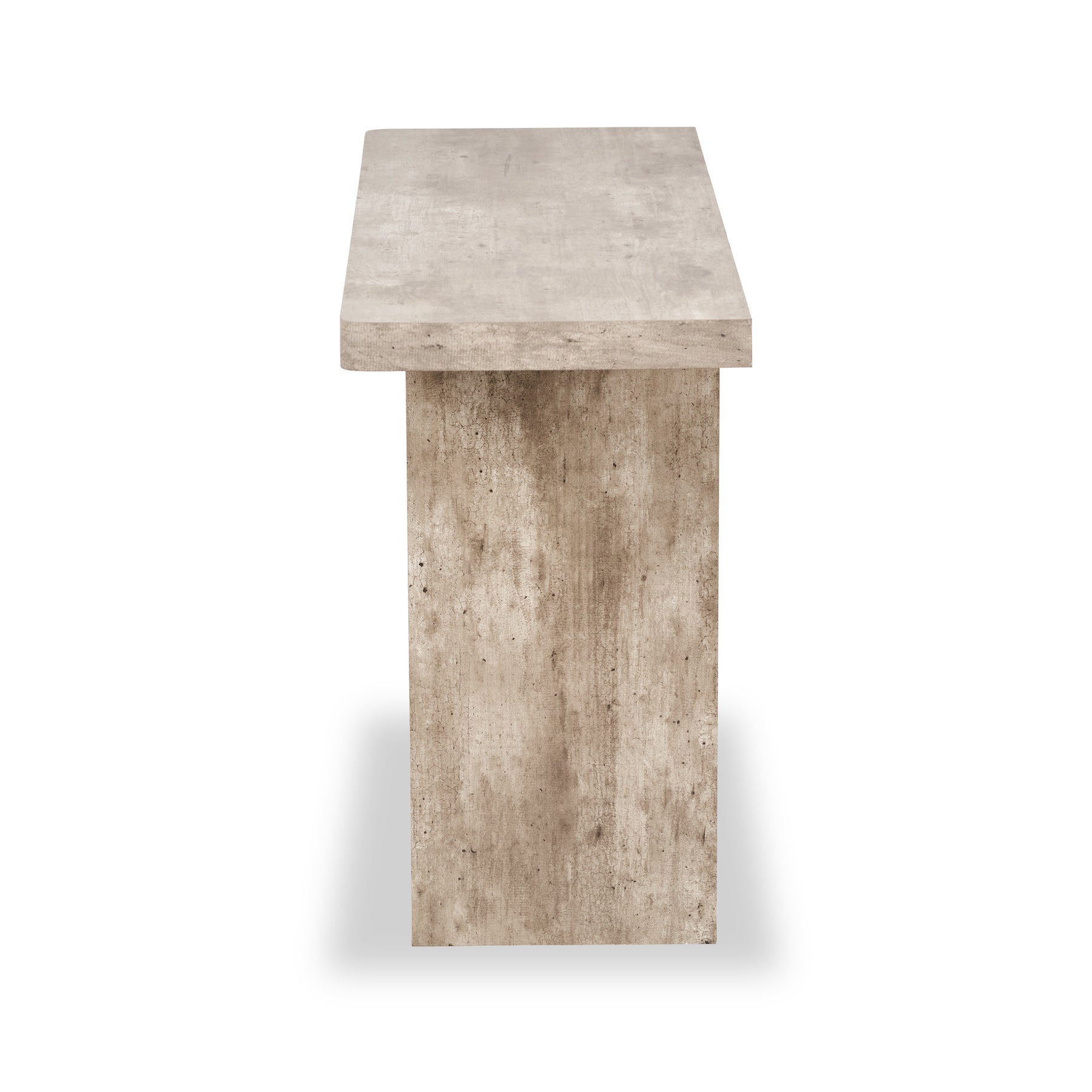 Elkton Concrete Effect Wood Console Table from Roseland Furniture