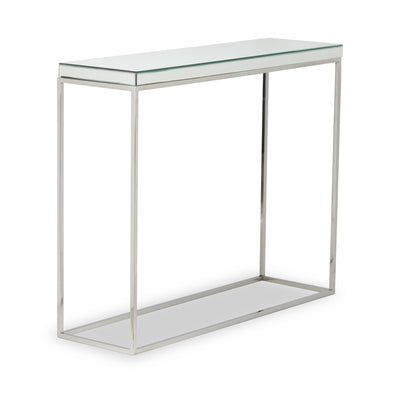 Elysee Mirrored Glass Console Table Table