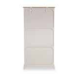 Fairford White Wood 5 Shelf Unit from Roseland Furniture