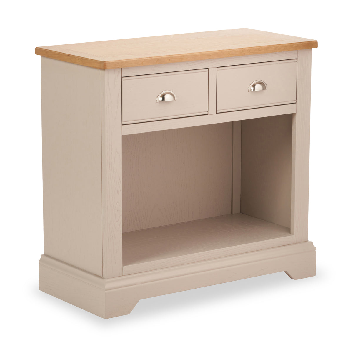 Fairford White Wood 2 Drawer Console Table from Roseland Furniture