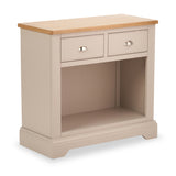 Fairford White Wood 2 Drawer Console Table from Roseland Furniture