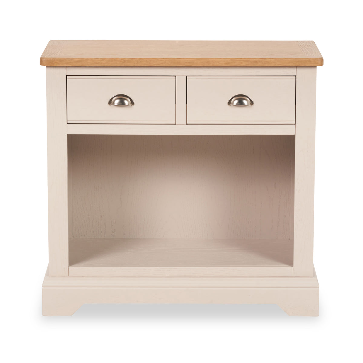 Fairford White Wood 2 Drawer Console Table from Roseland Furniture
