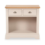 Fairford White Wood 2 Drawer Console Table from Roseland Furniture