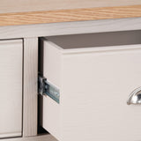 Fairford White Wood 5 Drawer from Roseland Furniture